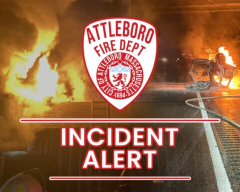 Suspicious fire in Attleboro.