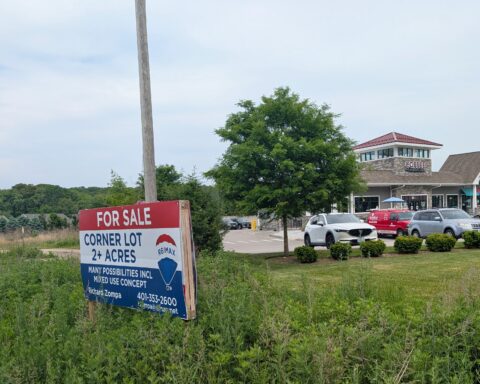 The properties at the intersection near Route 295. (Insider photos by Ethan Shorey)