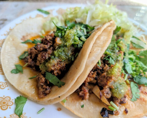 The tacos at Taqueria Lupita