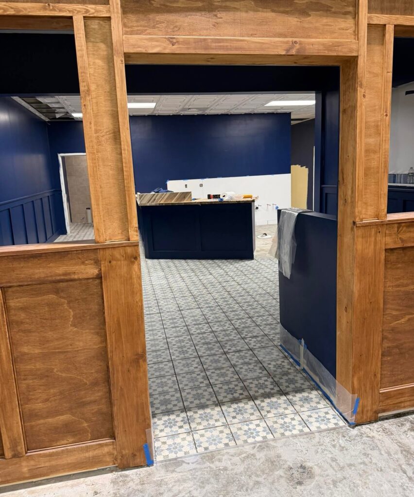 Le Petit under construction as of last month.