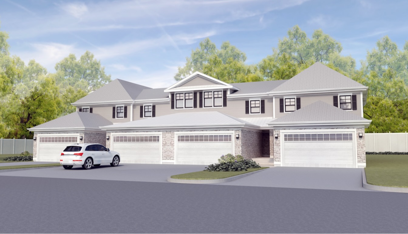 A rendering of the homes planned.