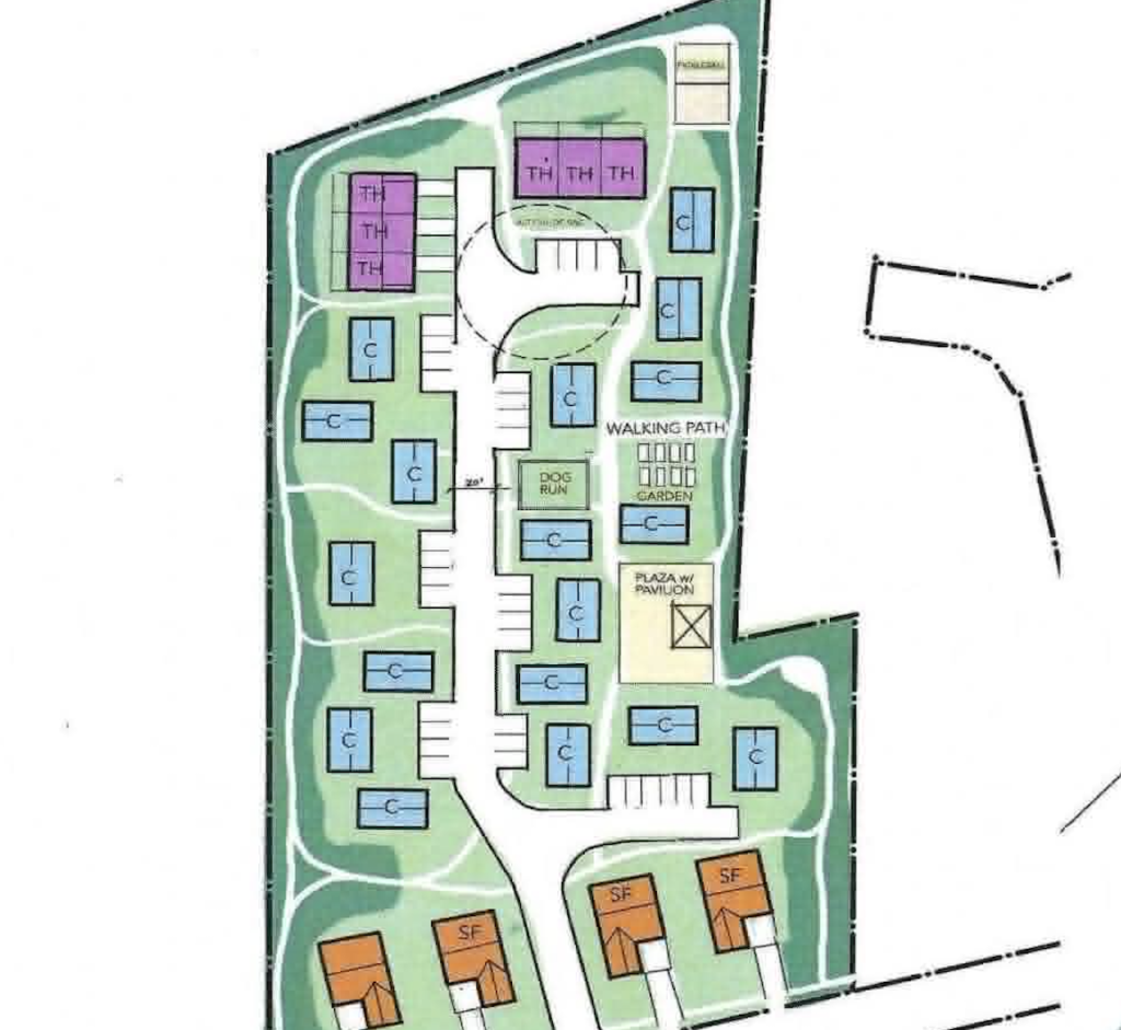 overhead view of the layout.