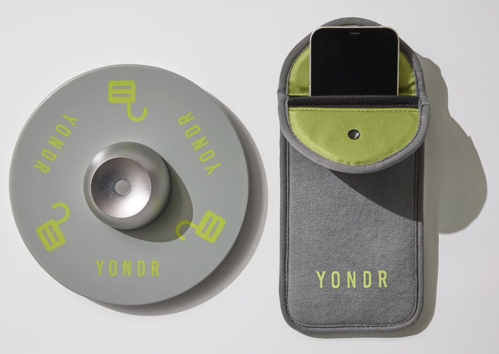 Yondr pouches.
