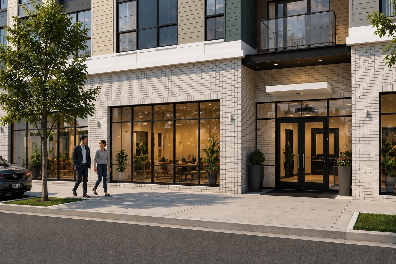 A rendering of the ground floor at Dexter Street Commons, 71 Dexter St., Pawtucket.