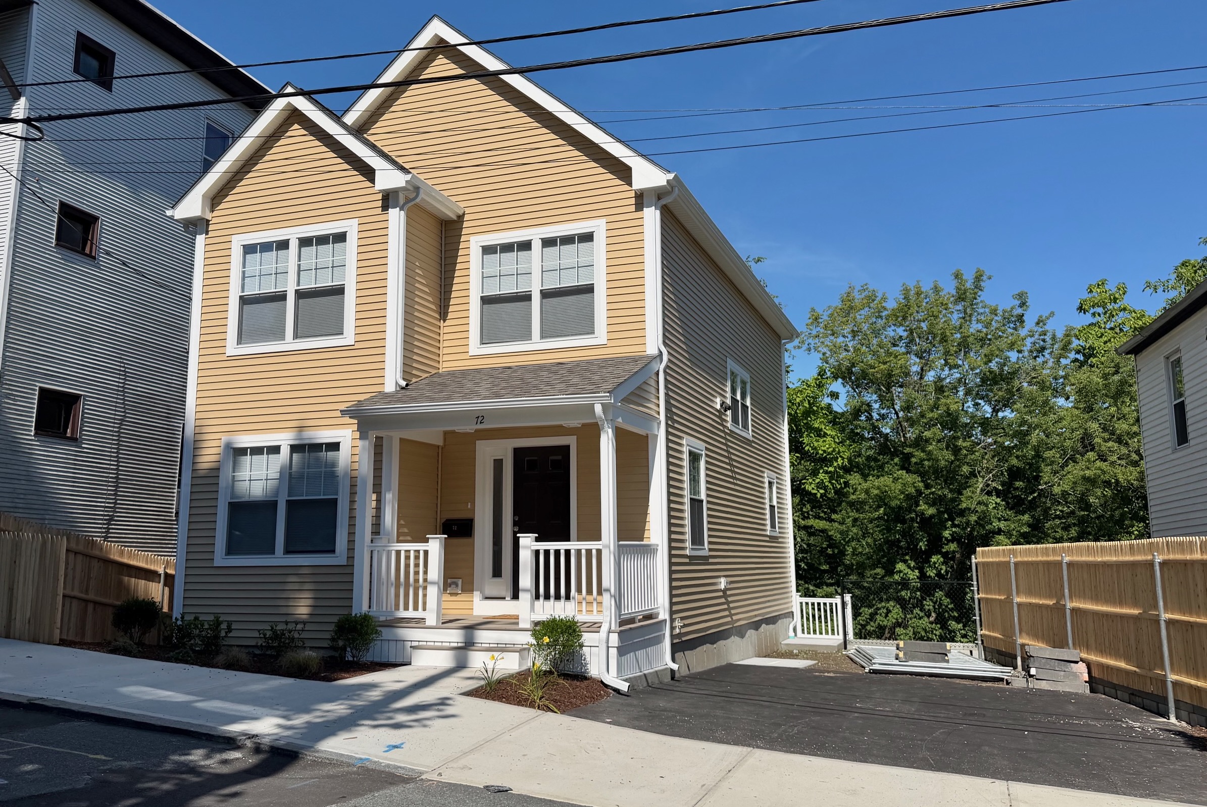 The home on Branch Street.