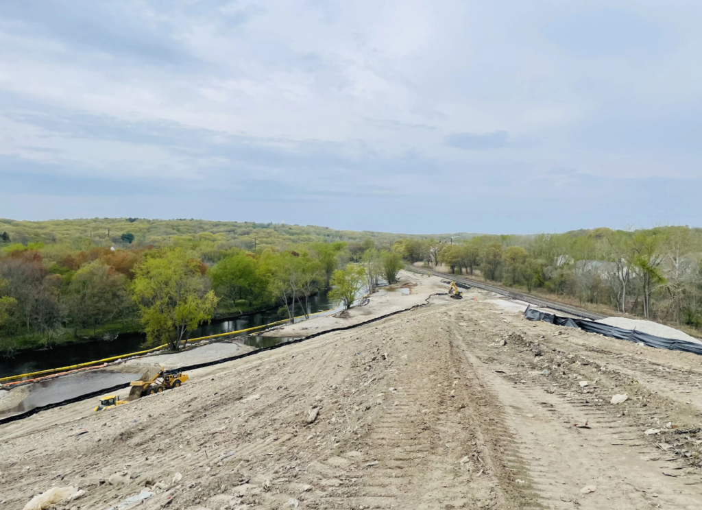 The Peterson-Puritan Superfund Site, which is in the process of being cleaned up and capped.