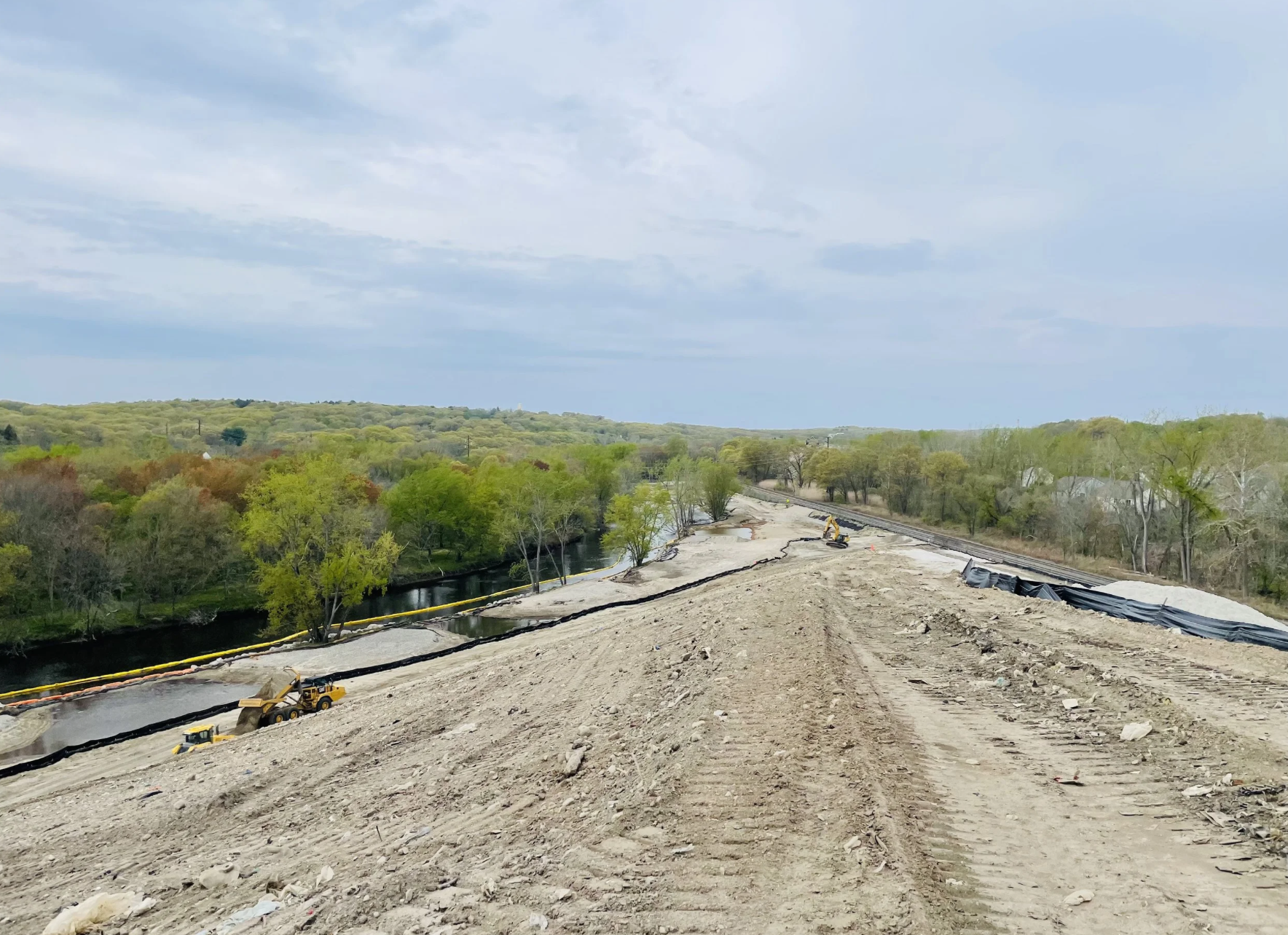 The Peterson-Puritan Superfund Site, which is in the process of being cleaned up and capped.