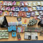 Attleboro Police seized approximately 6.2 ounces of psylocibin mushrooms, 194 THC “vape” cartridges, seven bags of marijuana gummy edibles, a jar containing 2 pounds 6.5 ounces of marijuana, more than $1,000 in cash, two cell phones, and digital scales from a city man who attempted to evade a traffic stop.