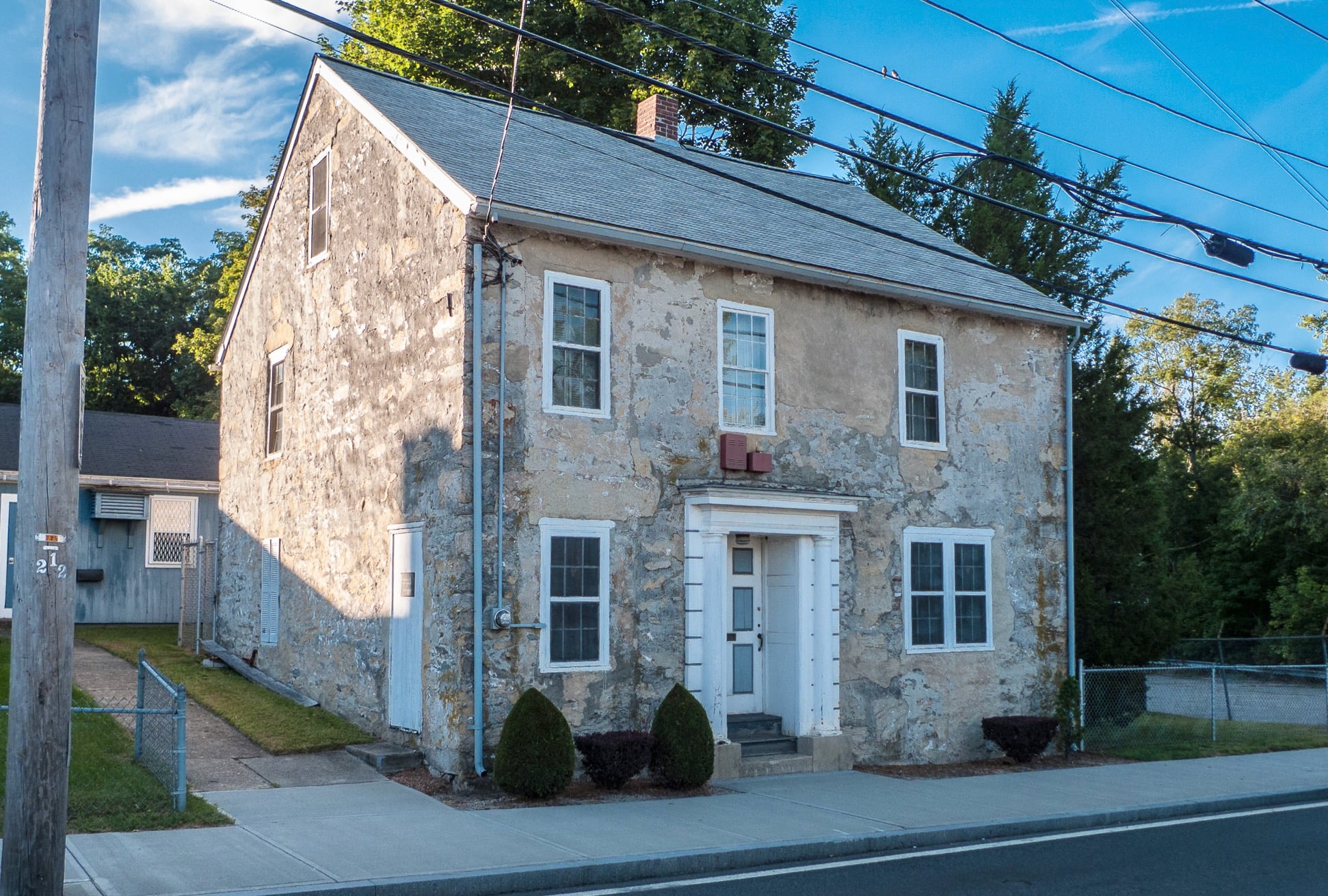 The Allenville Mill Storehouse in Smithfield is in the National Register of Historic Places.