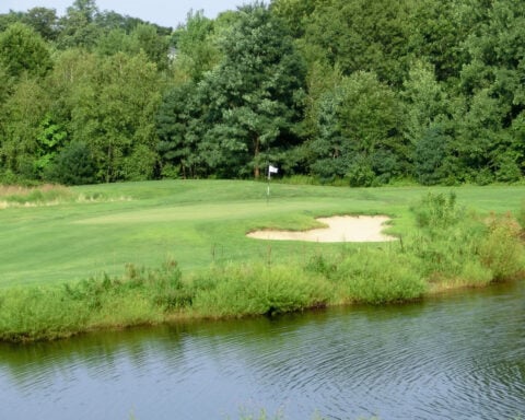 Button Hole Golf Course Pond