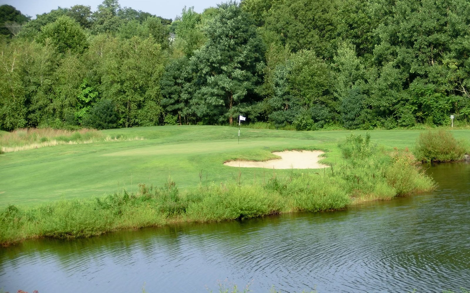 Button Hole Golf Course Pond