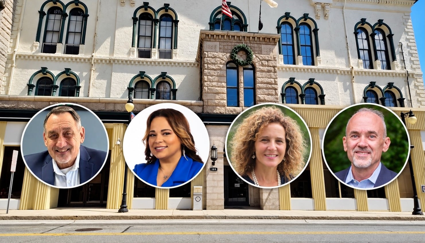 From left are Chris Beauchamp, Valerie Gonzalez, Lisa Baldelli-Hunt, and Dan Gendron.