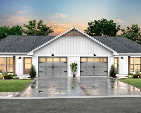 The concept for the new duplexes.