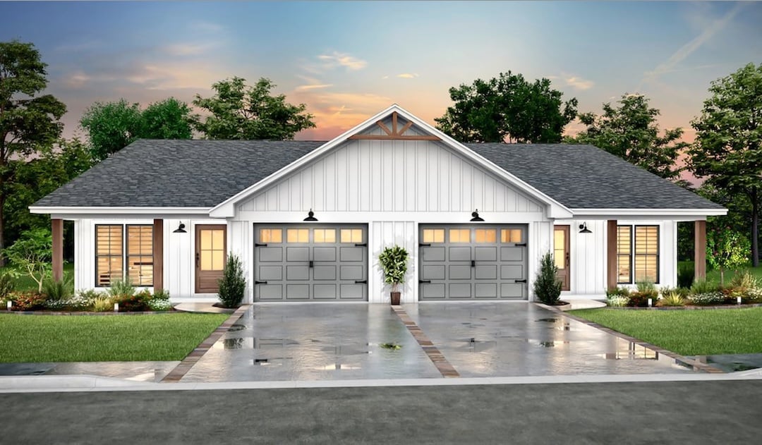 The concept for the new duplexes.